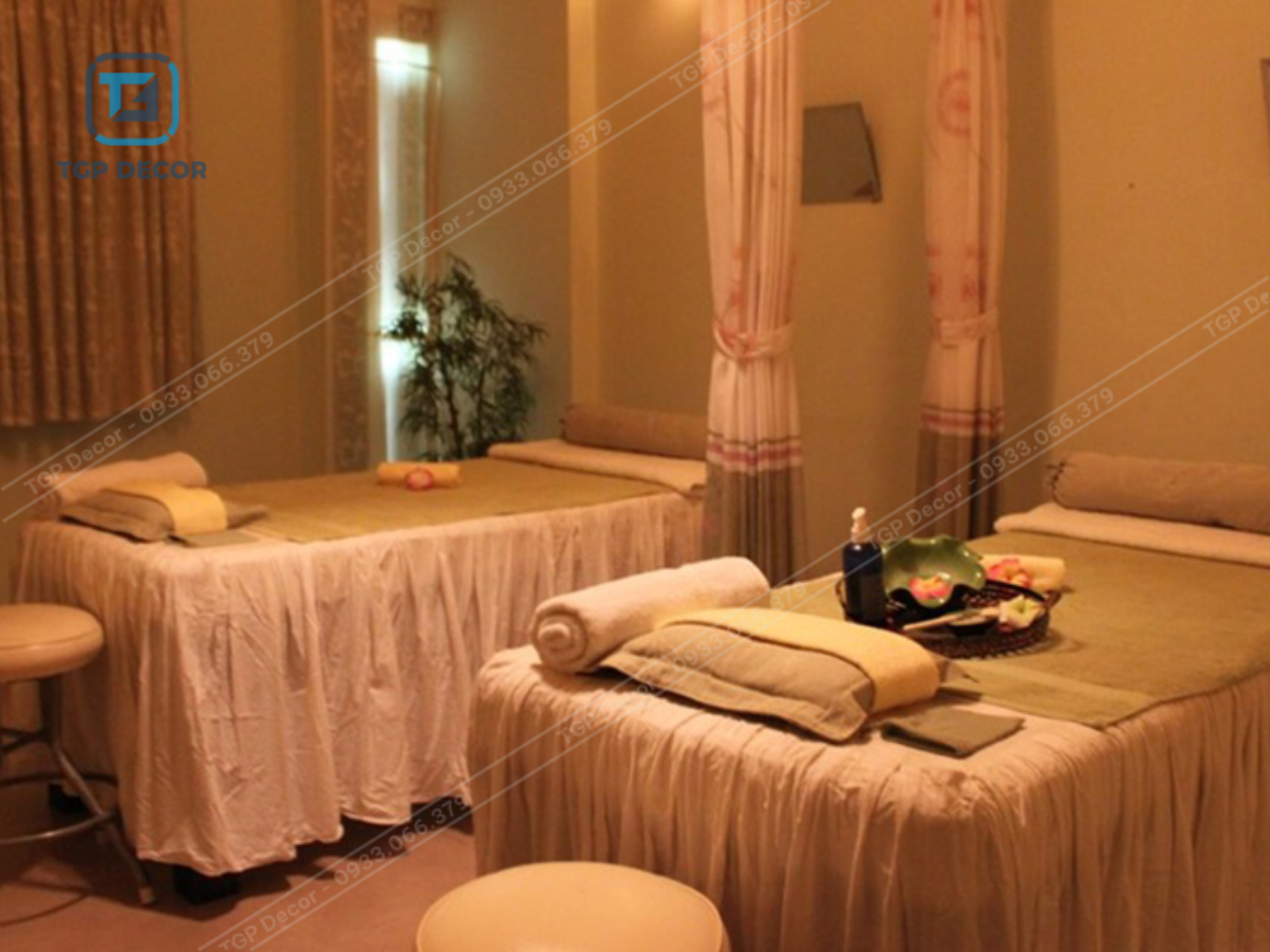 Mẫu sơn hiệu ứng spa tại TP.HCM